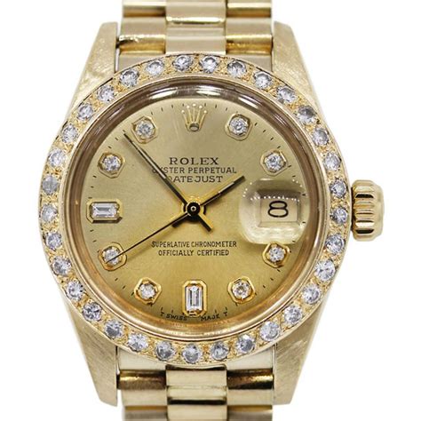 gold and silver watch ladies rolex|18k gold ladies Rolex watch.